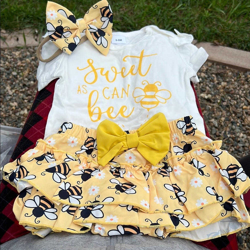 Sweet As Can Bee Kids Matching Set